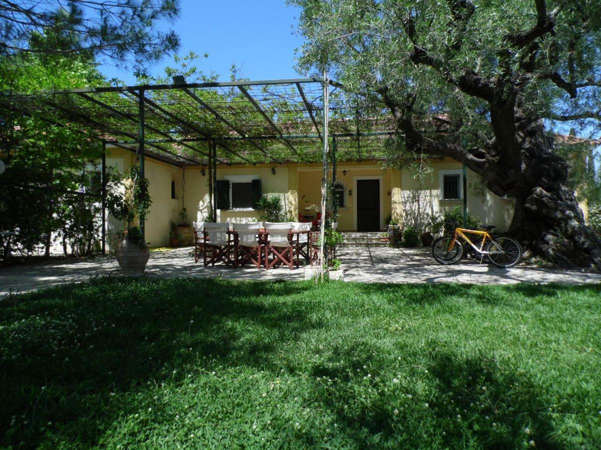 Theni Olive Grove Villa Kato Yerakarion ภายนอก รูปภาพ